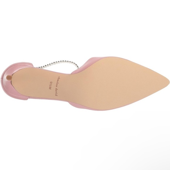 NWOT Charles David Women's Acker Pump 8.5 pink/ rhinestones - Picture 4 of 9